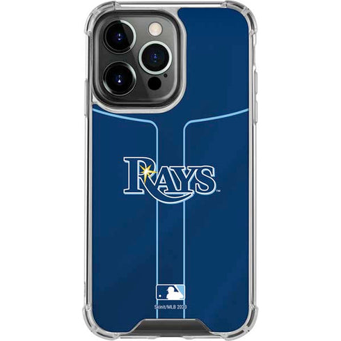 MLB Tampa Bay Rays Alternate/Away Jersey iPhone 16 Pro Clear Case