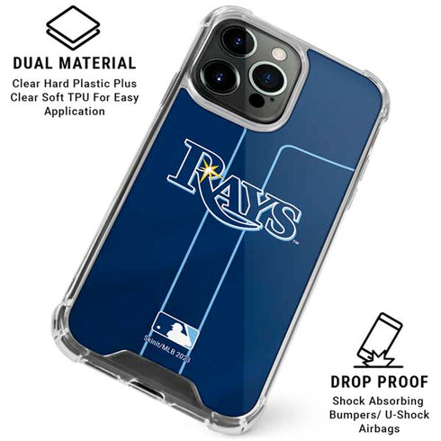 MLB Tampa Bay Rays Alternate/Away Jersey iPhone 16 Pro Clear Case