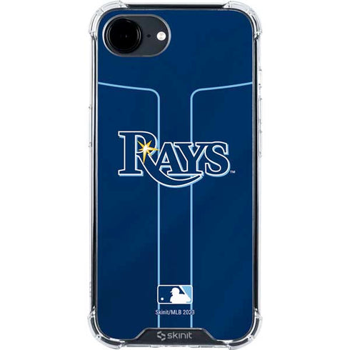 MLB Tampa Bay Rays Alternate/Away Jersey iPhone 16e Clear Case
