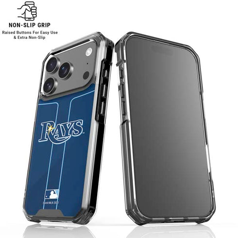 MLB Tampa Bay Rays Alternate/Away Jersey iPhone 17 Pro Clear Case