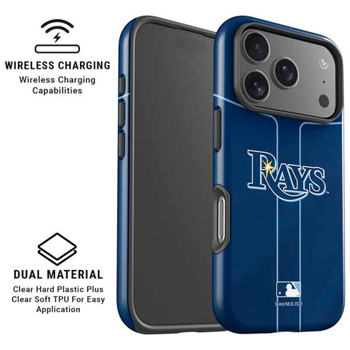 MLB Tampa Bay Rays Alternate/Away Jersey iPhone 17 Pro Magsafe Impact Case