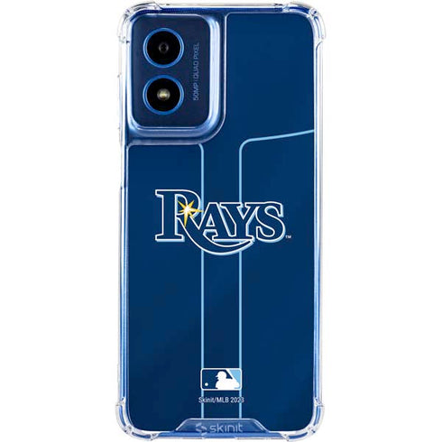 MLB Tampa Bay Rays Alternate/Away Jersey Moto G Play 4G (2024) Clear Case