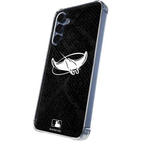 MLB Tampa Bay Rays Dark Wash Galaxy A35 5G Clear Case