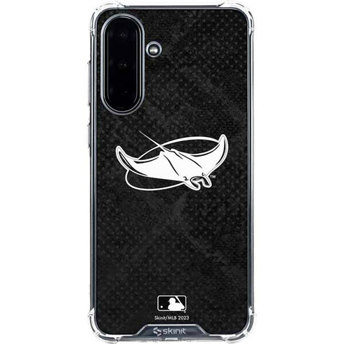 MLB Tampa Bay Rays Dark Wash Galaxy A36 5G Clear Case