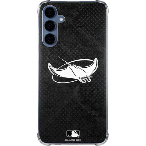 MLB Tampa Bay Rays Dark Wash Galaxy A55 5G Clear Case