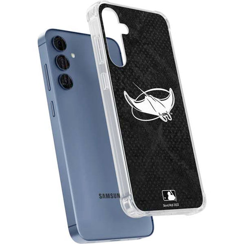 MLB Tampa Bay Rays Dark Wash Galaxy A55 5G Clear Case