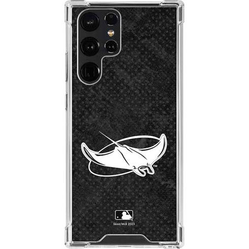 MLB Tampa Bay Rays Dark Wash Galaxy S23 Ultra Clear Case