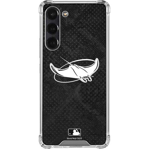 MLB Tampa Bay Rays Dark Wash Galaxy S24 FE Clear Case