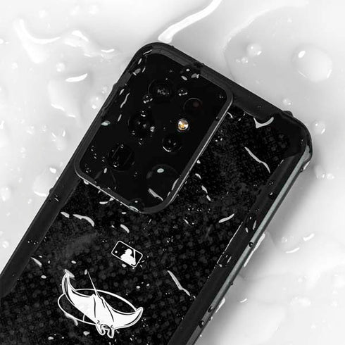 MLB Tampa Bay Rays Dark Wash Galaxy S24 Ultra Waterproof Case