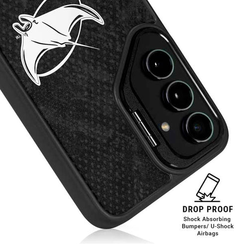 MLB Tampa Bay Rays Dark Wash Galaxy S25 FE Kickstand Case