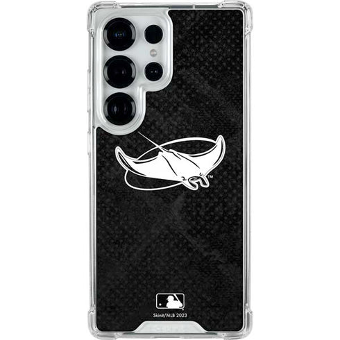 MLB Tampa Bay Rays Dark Wash Galaxy S25 Ultra Clear Case