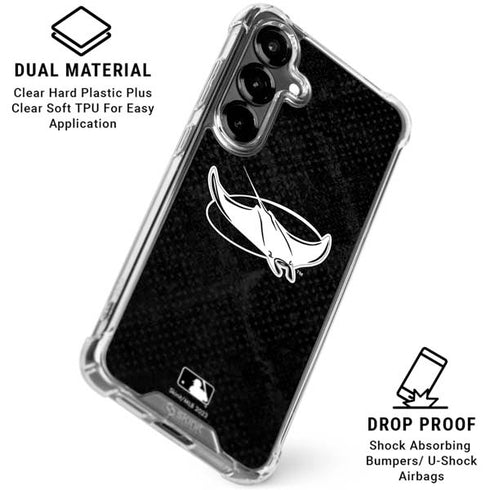 MLB Tampa Bay Rays Dark Wash Galaxy S26 Clear Case
