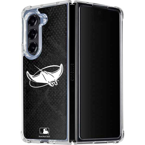 MLB Tampa Bay Rays Dark Wash Galaxy Z Fold5 5G Clear Case