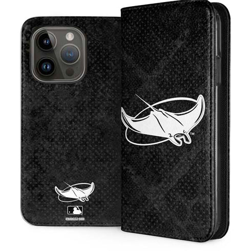 MLB Tampa Bay Rays Dark Wash iPhone 15 Pro Folio Case