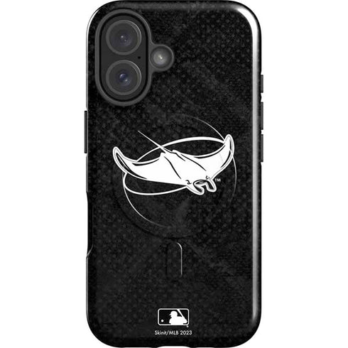 MLB Tampa Bay Rays Dark Wash iPhone 16 Magsafe Impact Case