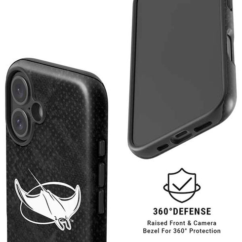 MLB Tampa Bay Rays Dark Wash iPhone 16 Magsafe Impact Case