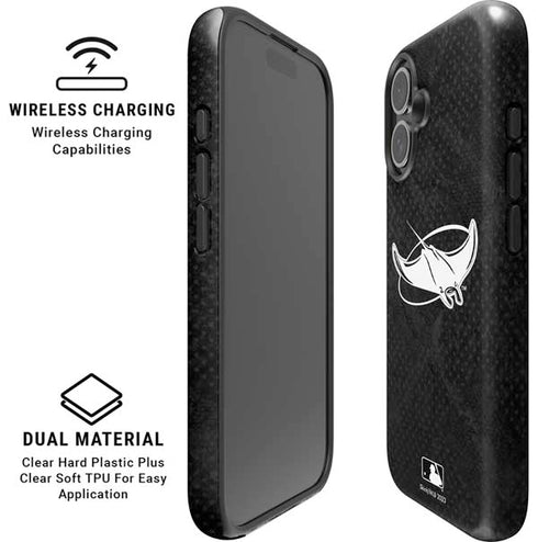 MLB Tampa Bay Rays Dark Wash iPhone 16 Magsafe Impact Case