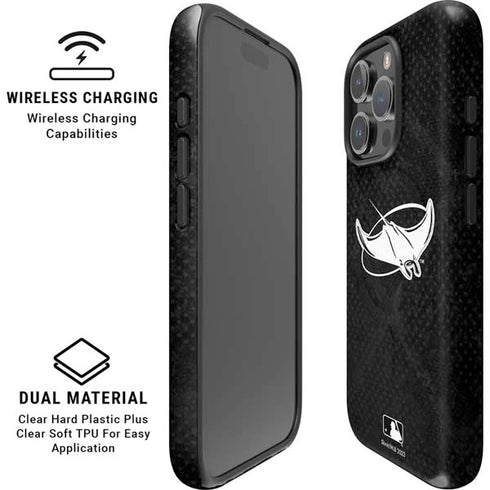 MLB Tampa Bay Rays Dark Wash iPhone 16 Pro Magsafe Impact Case