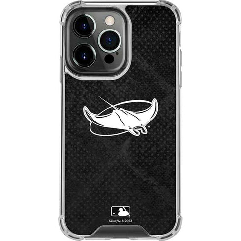 MLB Tampa Bay Rays Dark Wash iPhone 16 Pro Max Clear Case