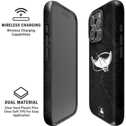 MLB Tampa Bay Rays Dark Wash iPhone 16 Pro Max Magsafe Impact Case