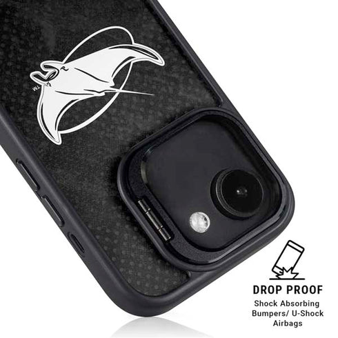 MLB Tampa Bay Rays Dark Wash iPhone 16e Kickstand Case