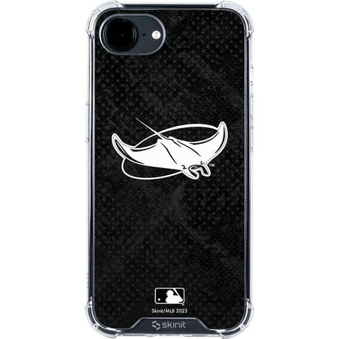 MLB Tampa Bay Rays Dark Wash iPhone 16e Clear Case