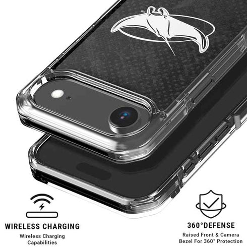 MLB Tampa Bay Rays Dark Wash iPhone 17 Air Clear Case