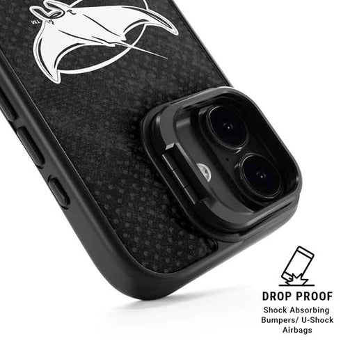 MLB Tampa Bay Rays Dark Wash iPhone 17 Kickstand Case