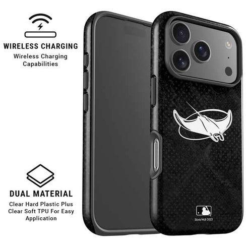 MLB Tampa Bay Rays Dark Wash iPhone 17 Pro Magsafe Impact Case
