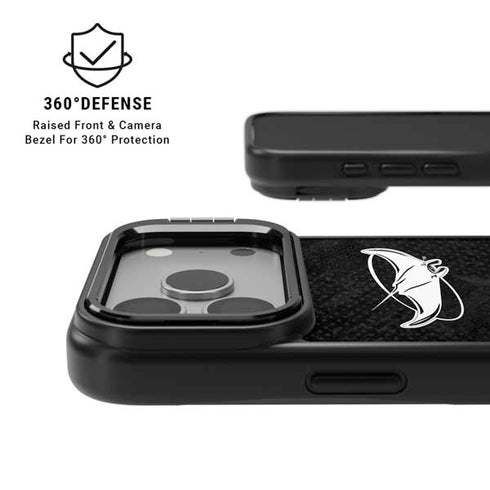 MLB Tampa Bay Rays Dark Wash iPhone 17 Pro Max Kickstand Case