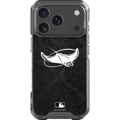 MLB Tampa Bay Rays Dark Wash iPhone 18 Pro Clear Case