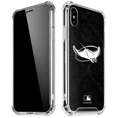 MLB Tampa Bay Rays Dark Wash iPhone X/XS Clear Case