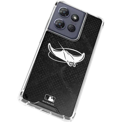 MLB Tampa Bay Rays Dark Wash Moto G 5G (2025) Clear Case
