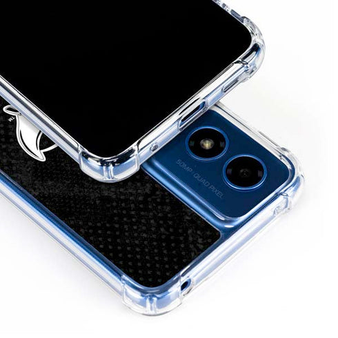 MLB Tampa Bay Rays Dark Wash Moto G 5G (2024) Clear Case