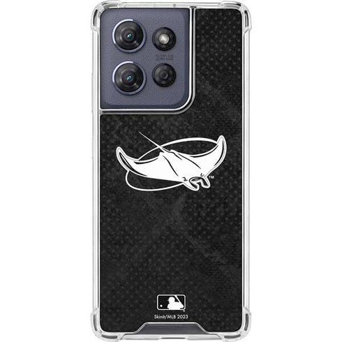 MLB Tampa Bay Rays Dark Wash Moto G Power 5G (2025) Clear Case