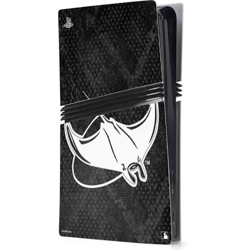 MLB Tampa Bay Rays Dark Wash PS5 Pro Console Skin