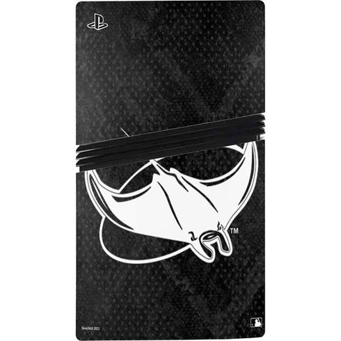 MLB Tampa Bay Rays Dark Wash PS5 Pro Console Skin