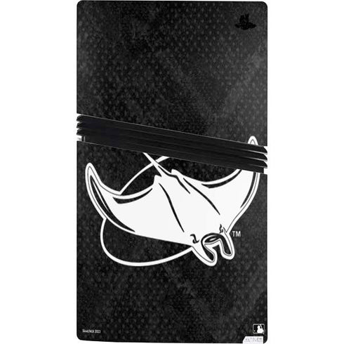 MLB Tampa Bay Rays Dark Wash PS5 Pro Console Skin