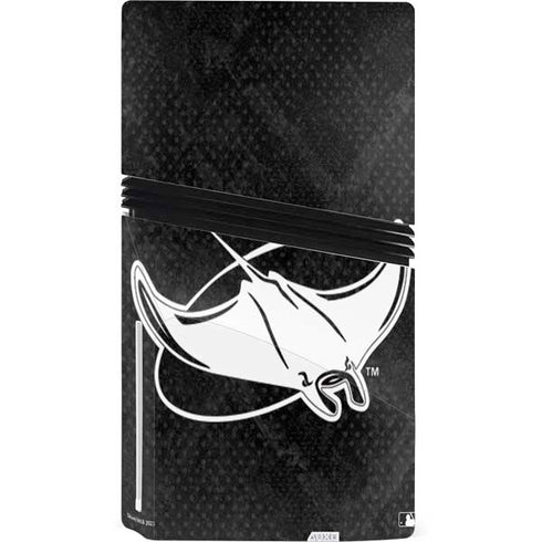 MLB Tampa Bay Rays Dark Wash PS5 Pro Disk Console Skin