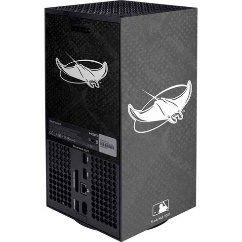 MLB Tampa Bay Rays Dark Wash XBox Series X Digital Edition Console Skin