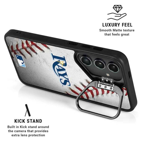 MLB Tampa Bay Rays Game Ball Galaxy S25 Kickstand Case