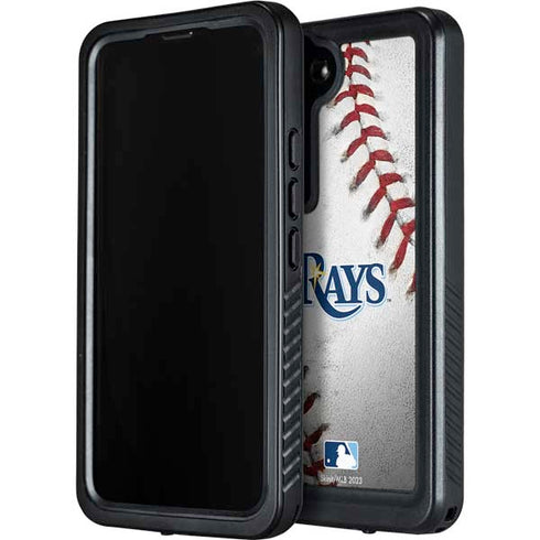 MLB Tampa Bay Rays Game Ball Galaxy S24 Plus Waterproof Case