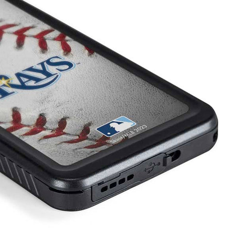 MLB Tampa Bay Rays Game Ball Galaxy S24 Waterproof Case