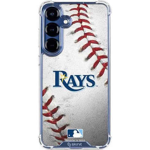MLB Tampa Bay Rays Game Ball Galaxy S25 Clear Case
