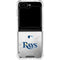 MLB Tampa Bay Rays Game Ball Galaxy Z Flip6 Clear Case