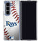 MLB Tampa Bay Rays Game Ball Galaxy Z Fold5 5G Clear Case