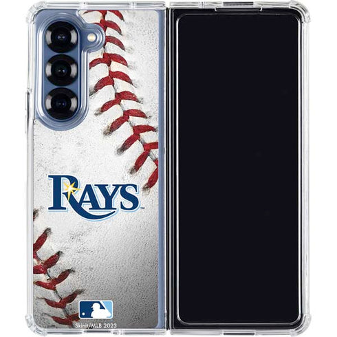 MLB Tampa Bay Rays Game Ball Galaxy Z Fold6 Clear Case