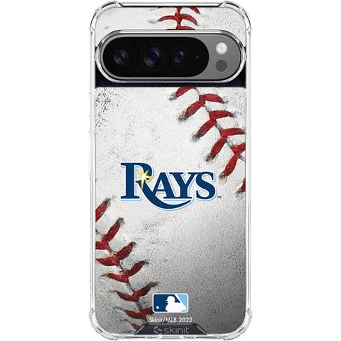 MLB Tampa Bay Rays Game Ball Google Pixel 10 Pro XL Clear Case