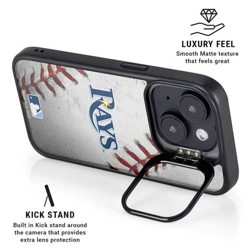 MLB Tampa Bay Rays Game Ball iPhone 15 Kickstand Case