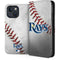 MLB Tampa Bay Rays Game Ball iPhone 15 Plus Folio Case